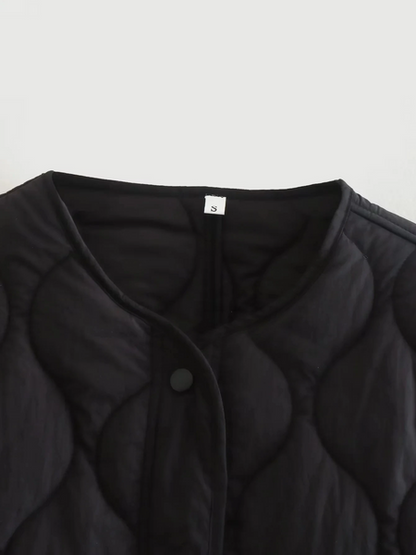 Sophia – Women’s Elegant Long-Sleeve Quilted Jacket