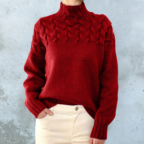 Cozy Women's Winter Turtleneck Jumper