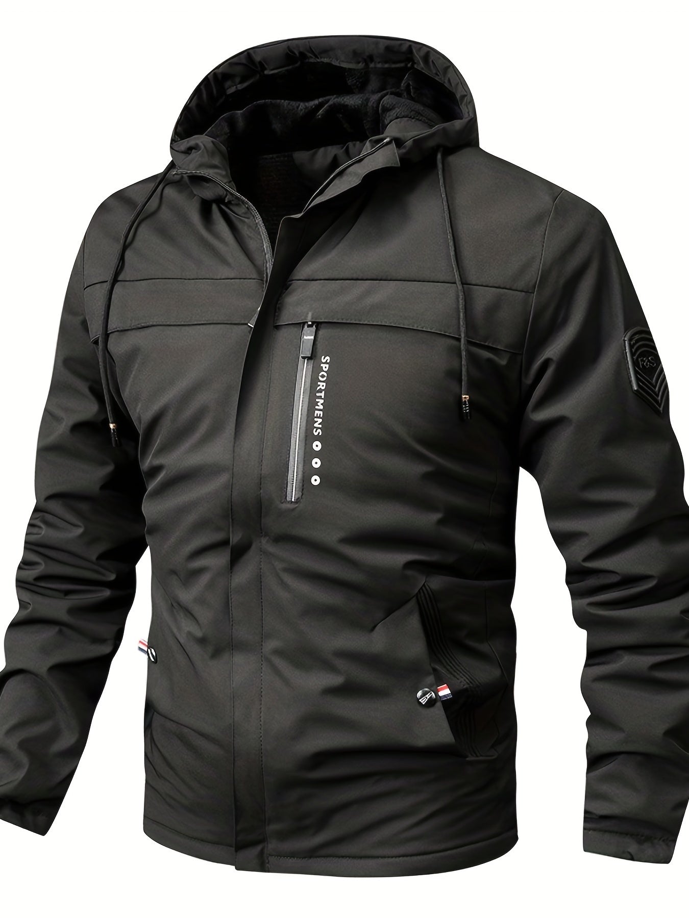 Waterproof Mens Fleece Hooded Outdoor Jacket - BritishElegance