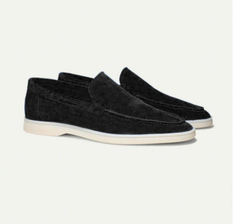 Men’s Modern Suede Platform Loafers