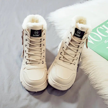 Arctelle | Women’s Winter High-Top Snow Boots – Warm, Non-Slip & Fleece-Lined Comfort