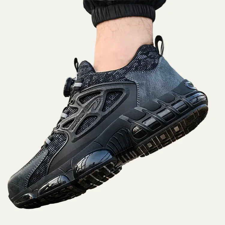Men’s Futuristic Mesh Sneaker with Rotary Lacing System