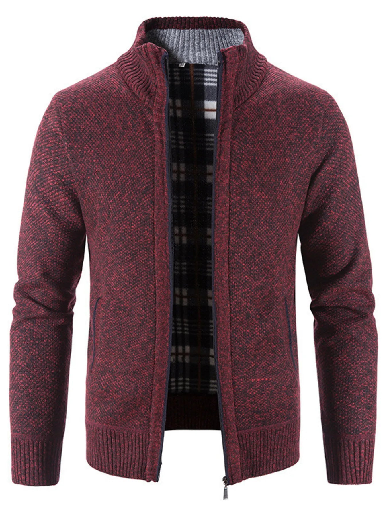Big and Tall Mens Zip Up Sweater