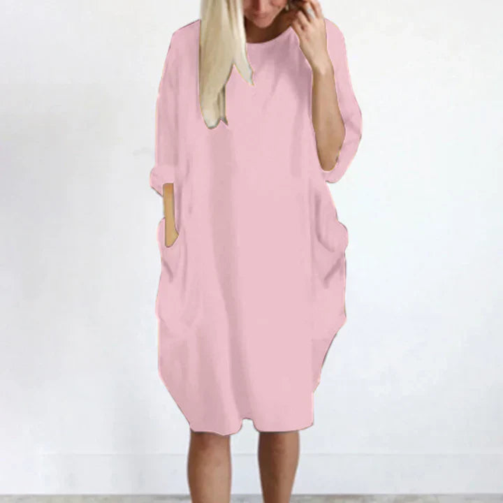 Comfy Summer Sundress with Pockets for Women