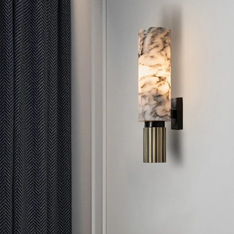Elegant Marble Wall Light Fixture - BritishElegance