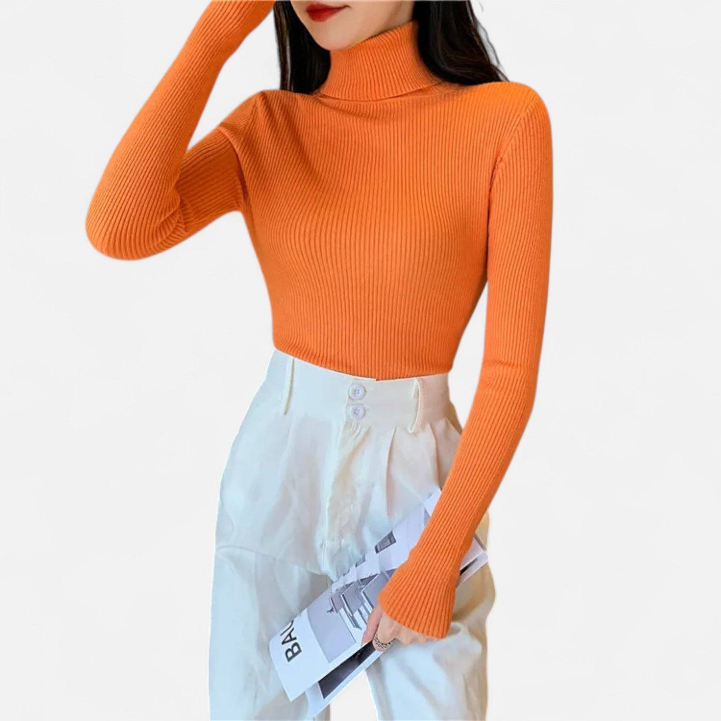 Cassy | Women’s Turtleneck Sweater | Knitted