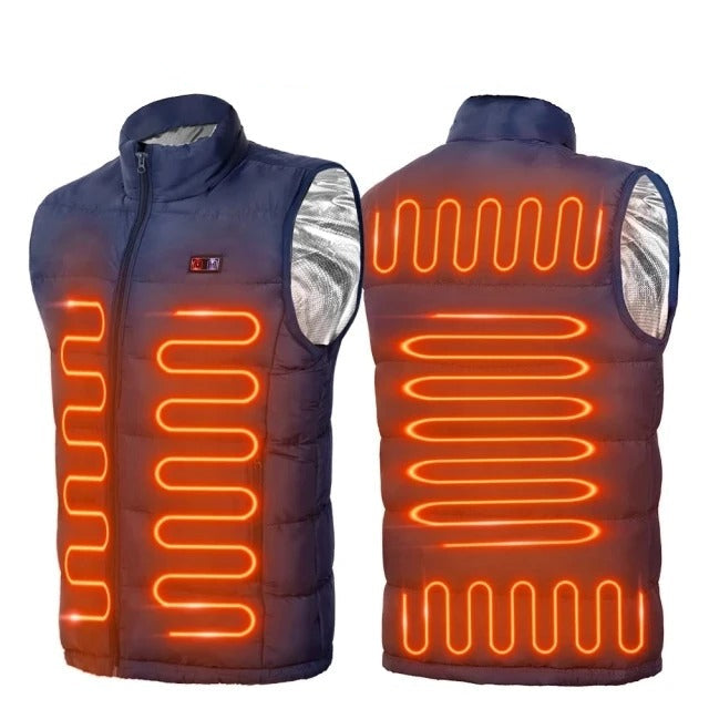 CoreHeat | 9-Zone Heated Vest for Outdoor Activities & Sports