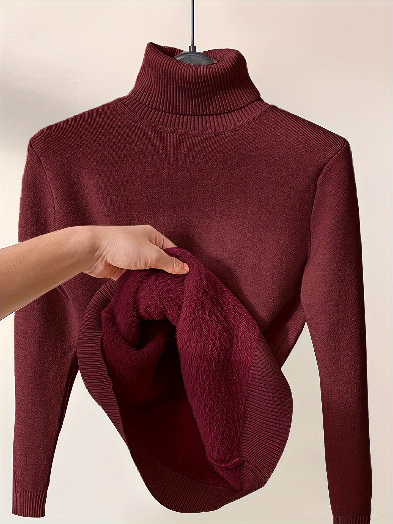 Women's Warm Classic Crew Neck Sweater