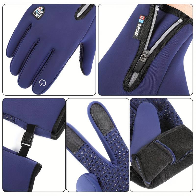 Outdoor Heated Gloves | Windproof & Waterproof – Plus Velvet Warmth