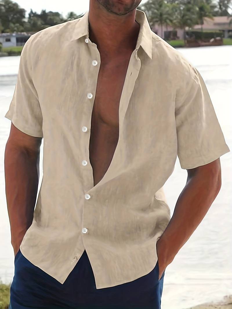 Springtime comfort: James short-sleeved shirt
