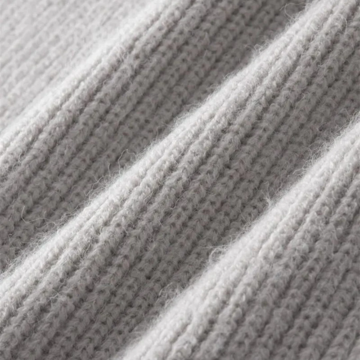 Men’s Ribbed Full Zip Knit Cardigan