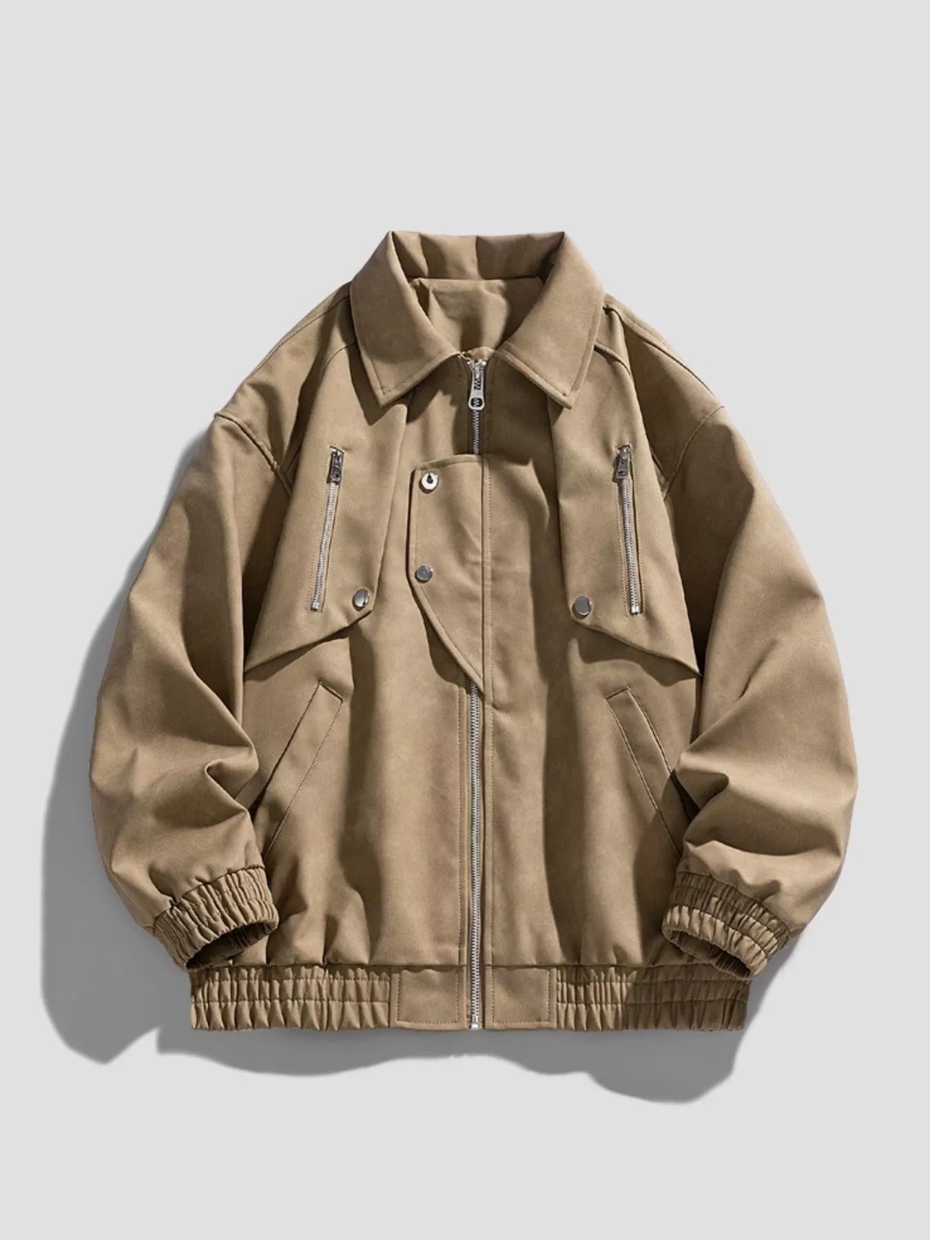 Big and Tall Zip Front Jacket