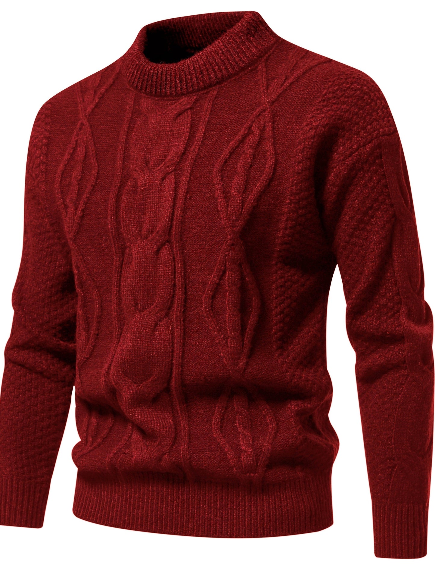 Plain knit sweater for men, vintage sweater