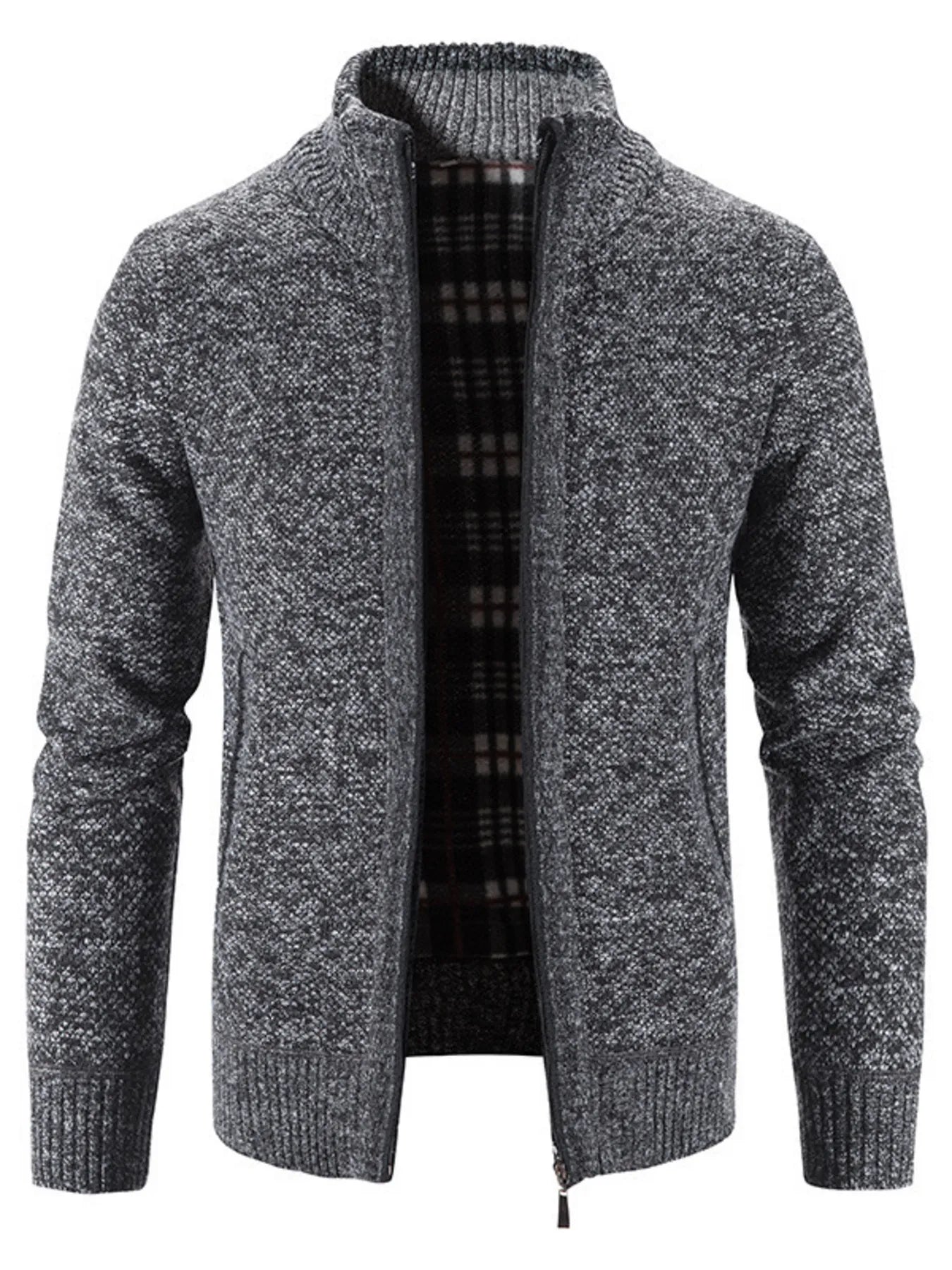 Big and Tall Mens Zip Up Sweater