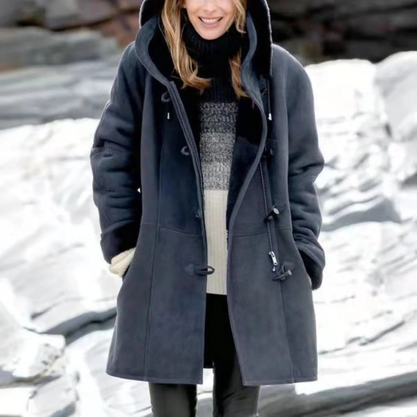 Waleria | Ladies duffle coat | Warm and timeless