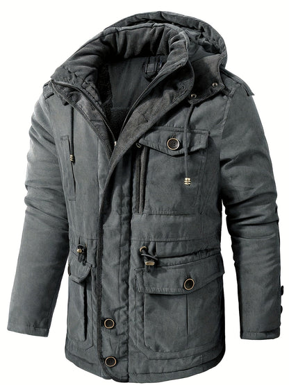 Anthony | Men's Thick Hooded Winter Jacket