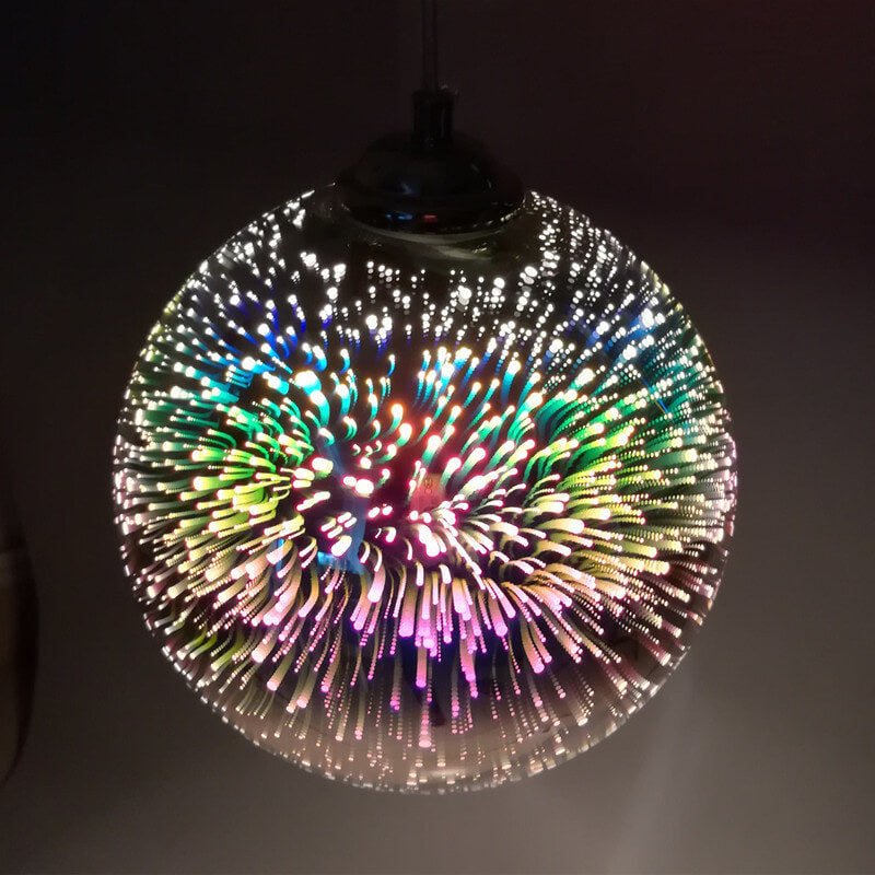 Colorful Glass Pendant Light Fixture