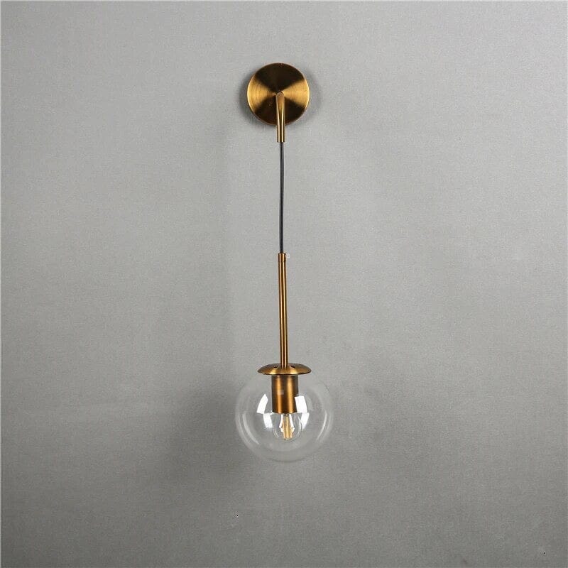 Elegant Glass Mounted Lamp
