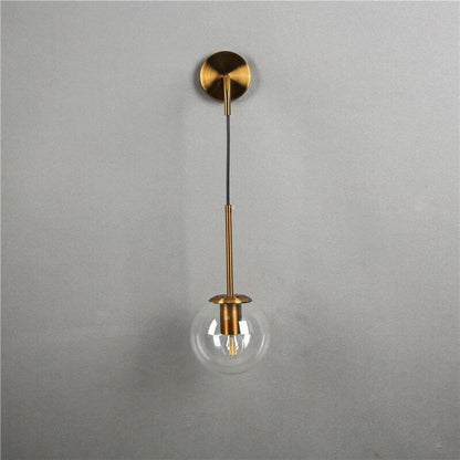Elegant Glass Mounted Lamp