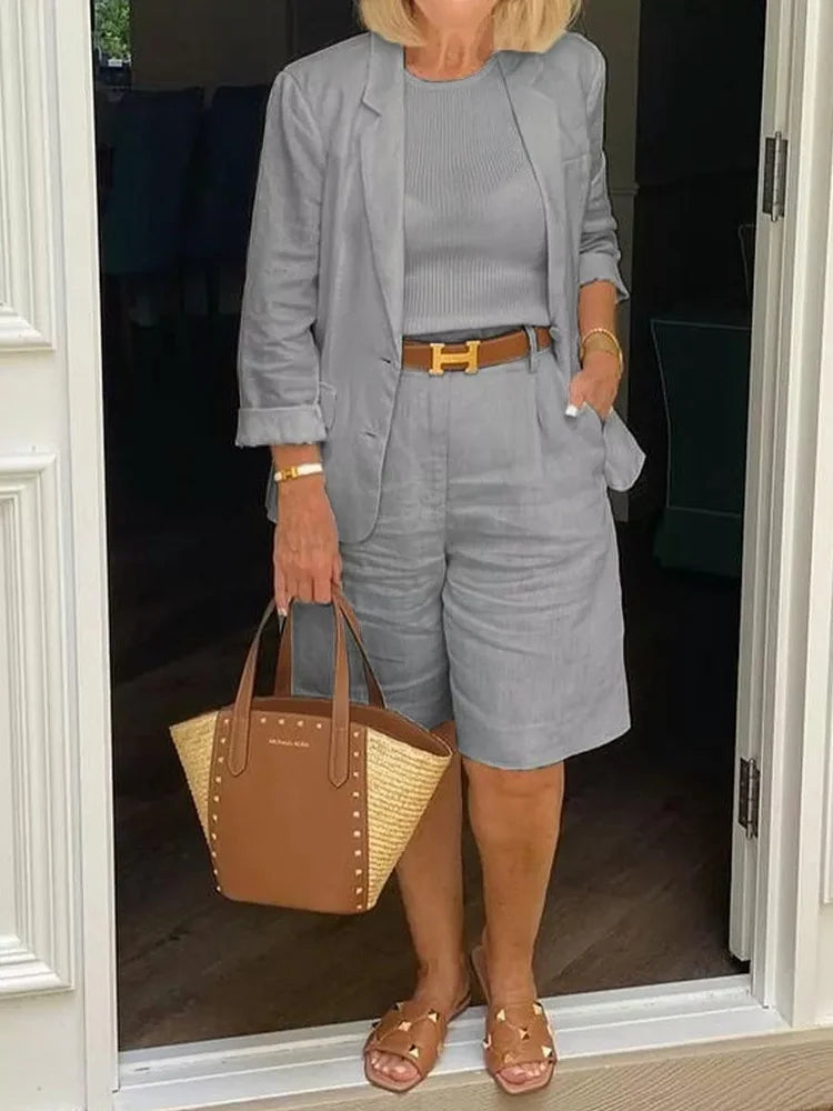 Relaxed Fit Women's Summer Clothing Set