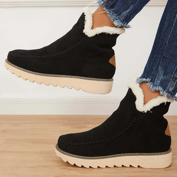 Glacia – Classic Fur-Lined Women’s Snow Booties
