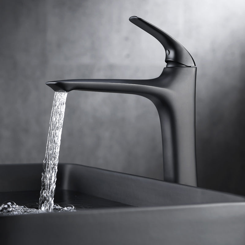 Chrome Single Handle Sink Faucet - BritishElegance