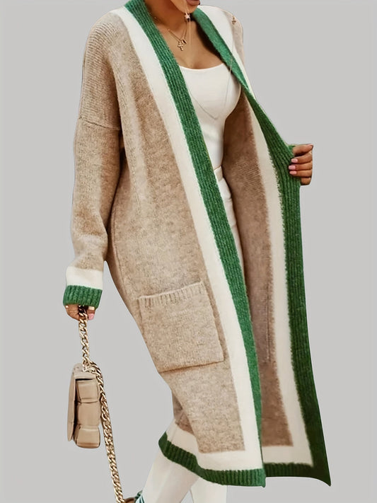 Charlotte Long cardigan - vintage inspiration with colorful accents