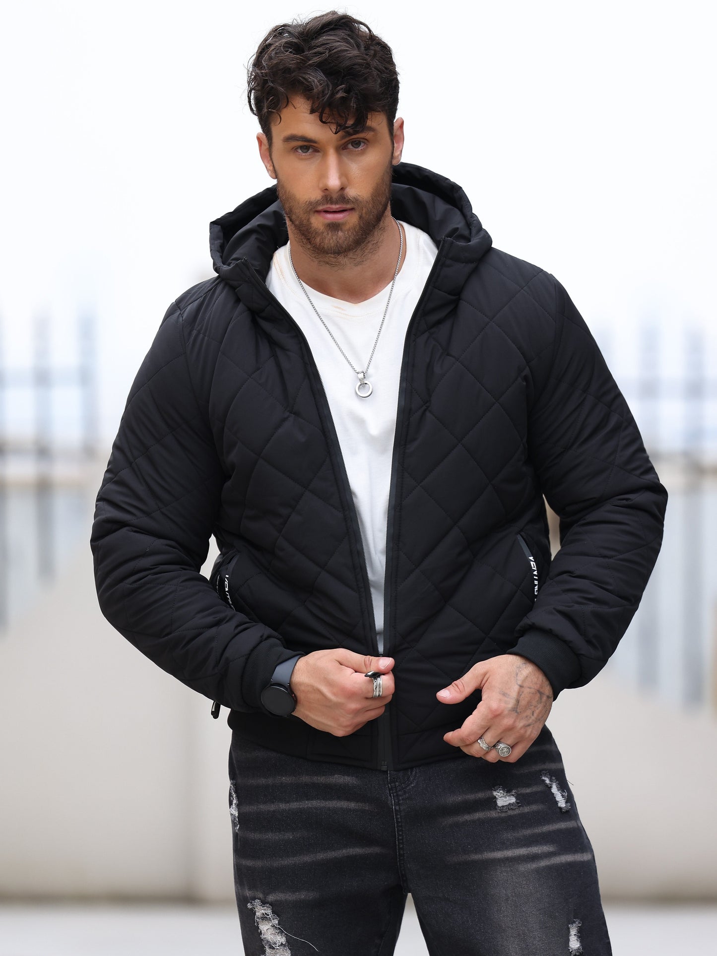 Cozy Mens Insulated Cotton Winter Coat