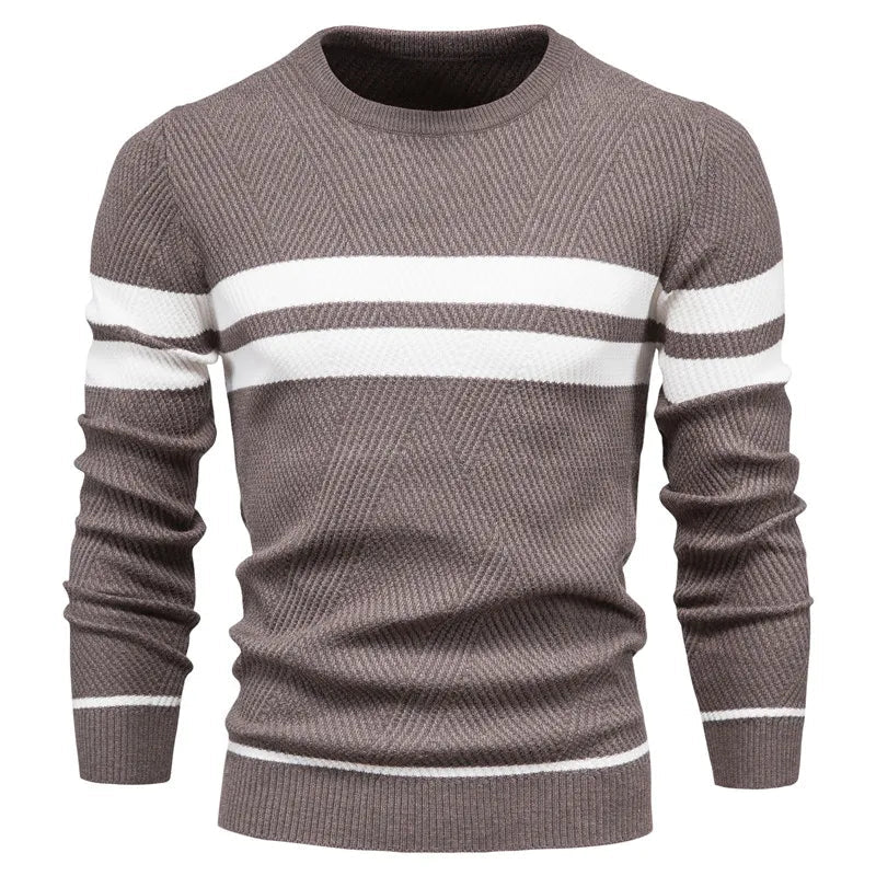 Classic Men's Chunky Knit Sweater