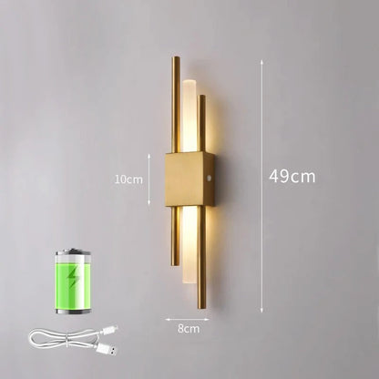 Bright Cordless LED Wall Light Fixture