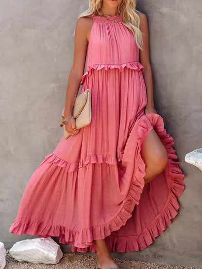 Chic Ladies' Floral Dress
