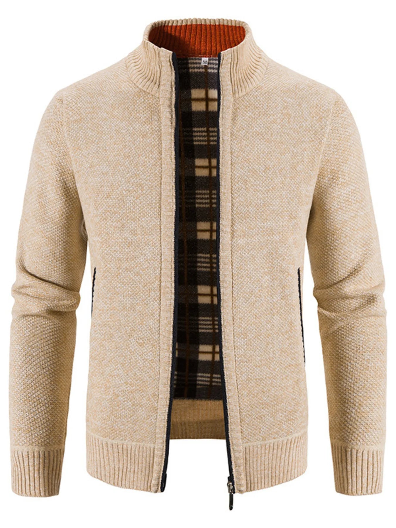 Big and Tall Mens Zip Up Sweater