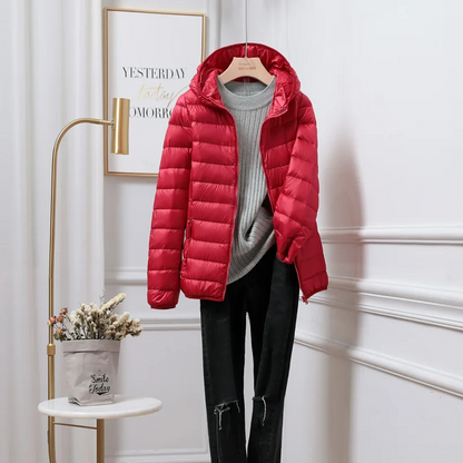Warm Women's Hooded Puffer Coat