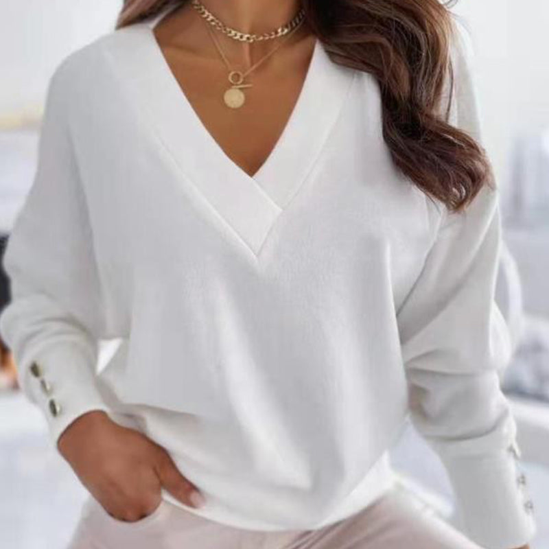 Women's Stylish V-Neck Sweater