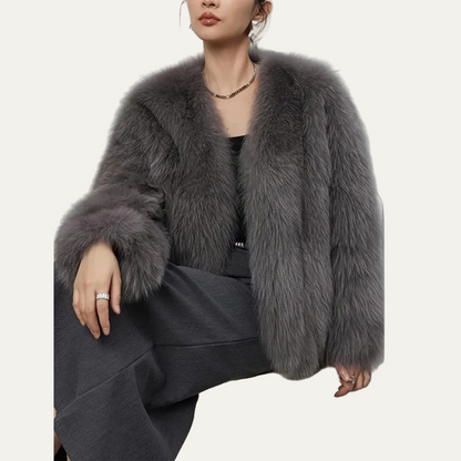 Women’s Cropped Fur Jacket