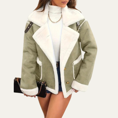 Women’s Cropped Aviator Jacket