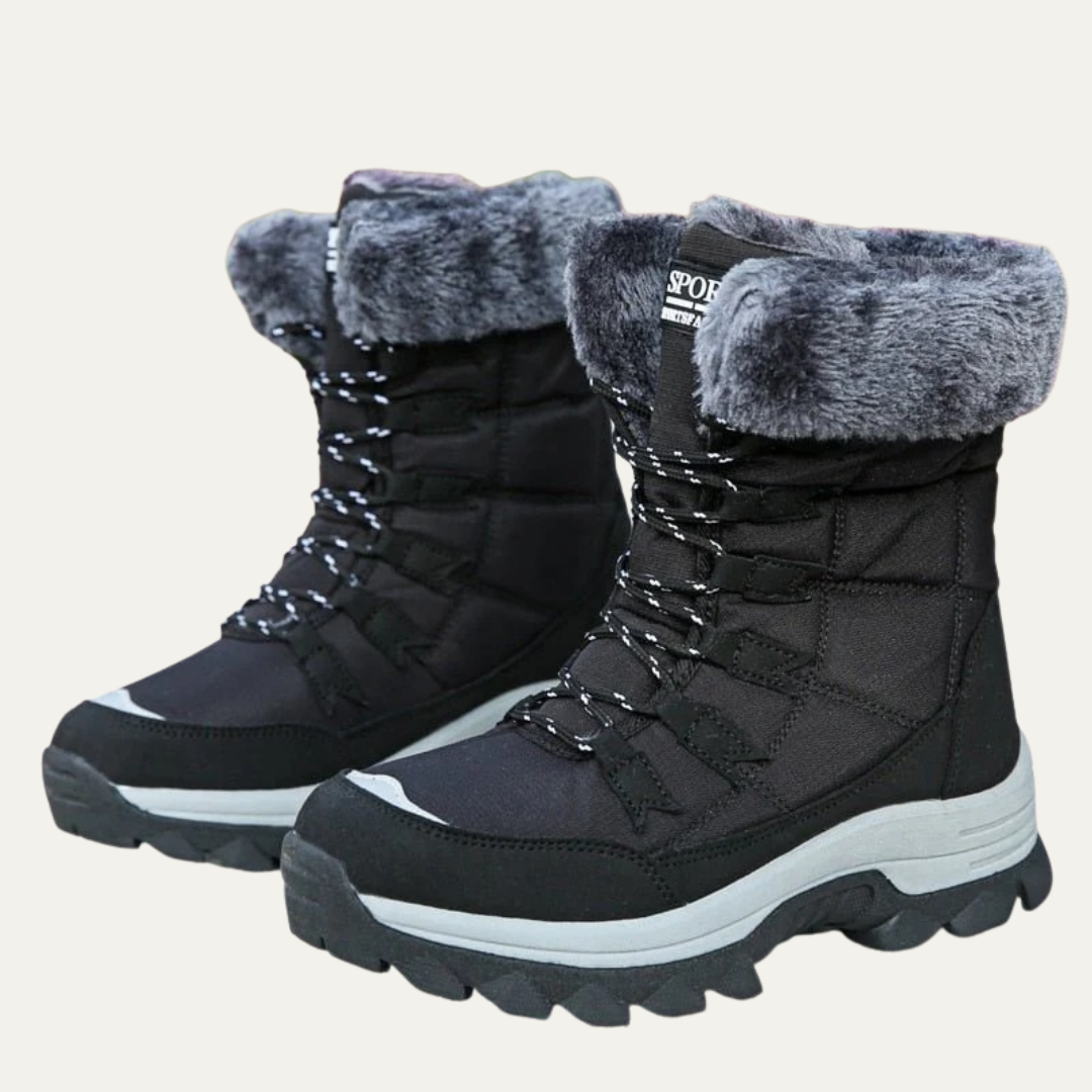 Women’s Insulated High Top Winter Boot with Faux Fur Collar