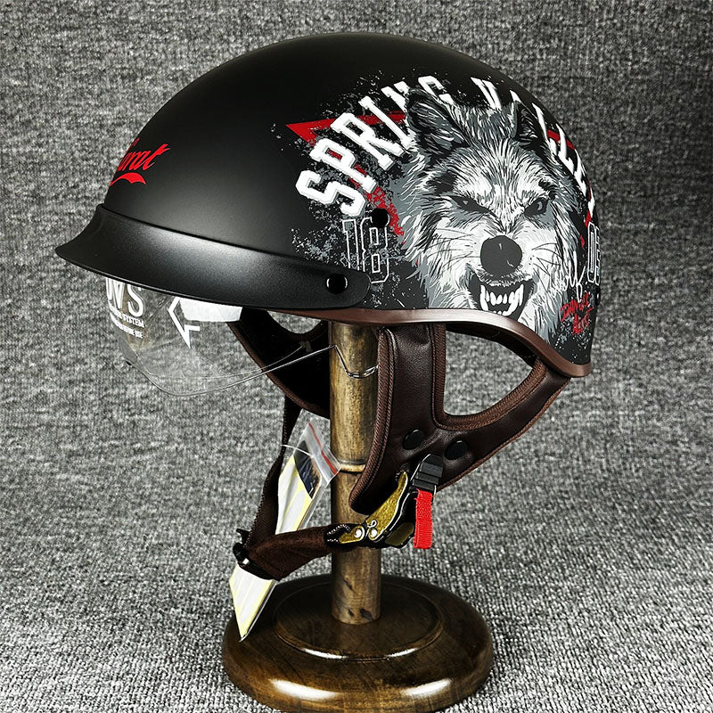 Lightweight Urban Half Face Helmet Quick Release