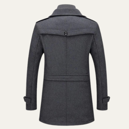 Men’s Classic Convertible Collar Trench Coat