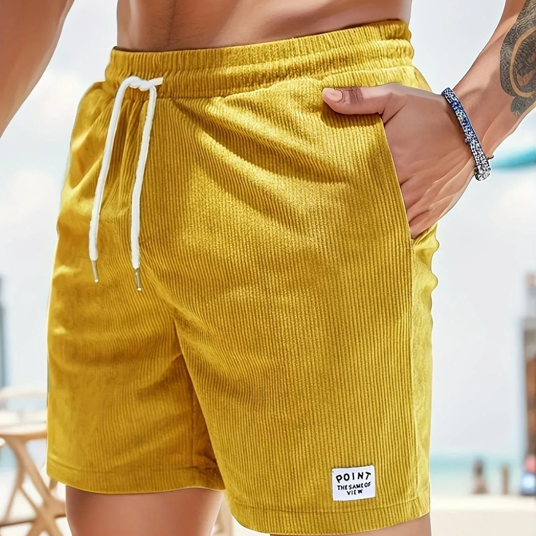 Zachary | Men’s Corduroy Shorts – Lightweight Stretch & Timeless Style