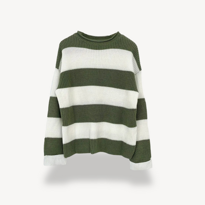 Women's Striped Oversized Sweater