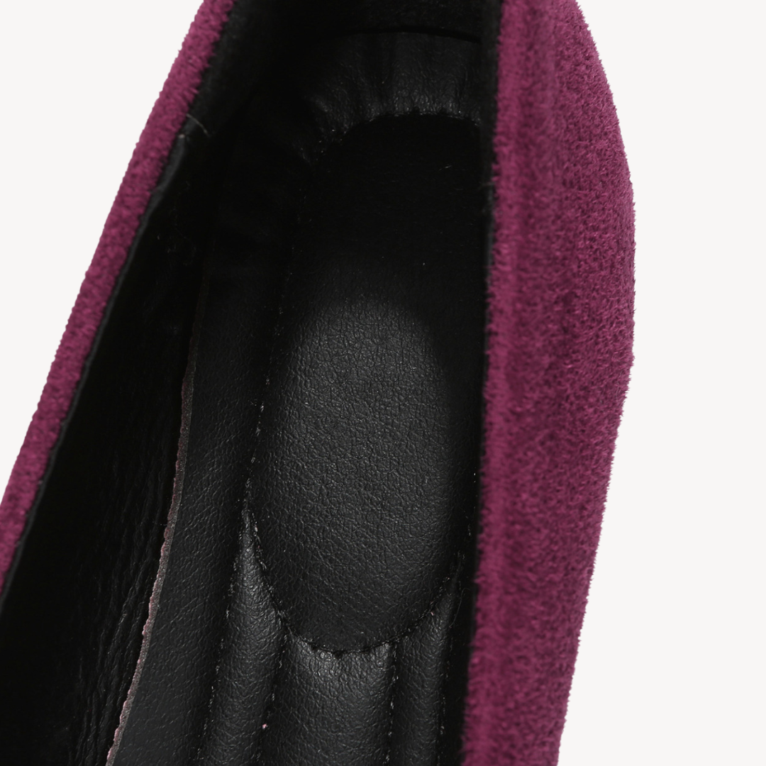 Women's Suede Bow Flats
