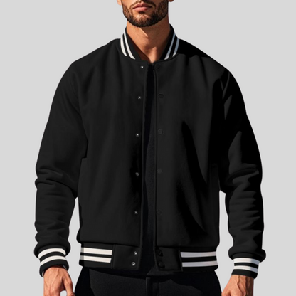 Men’s Classic Varsity Snap Jacket