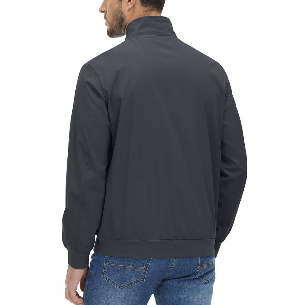 Men’s Minimalist Zip Front Blouson Jacket