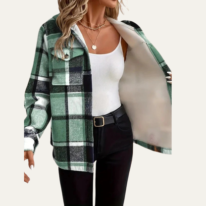 Women’s Cozy Plaid Shacket