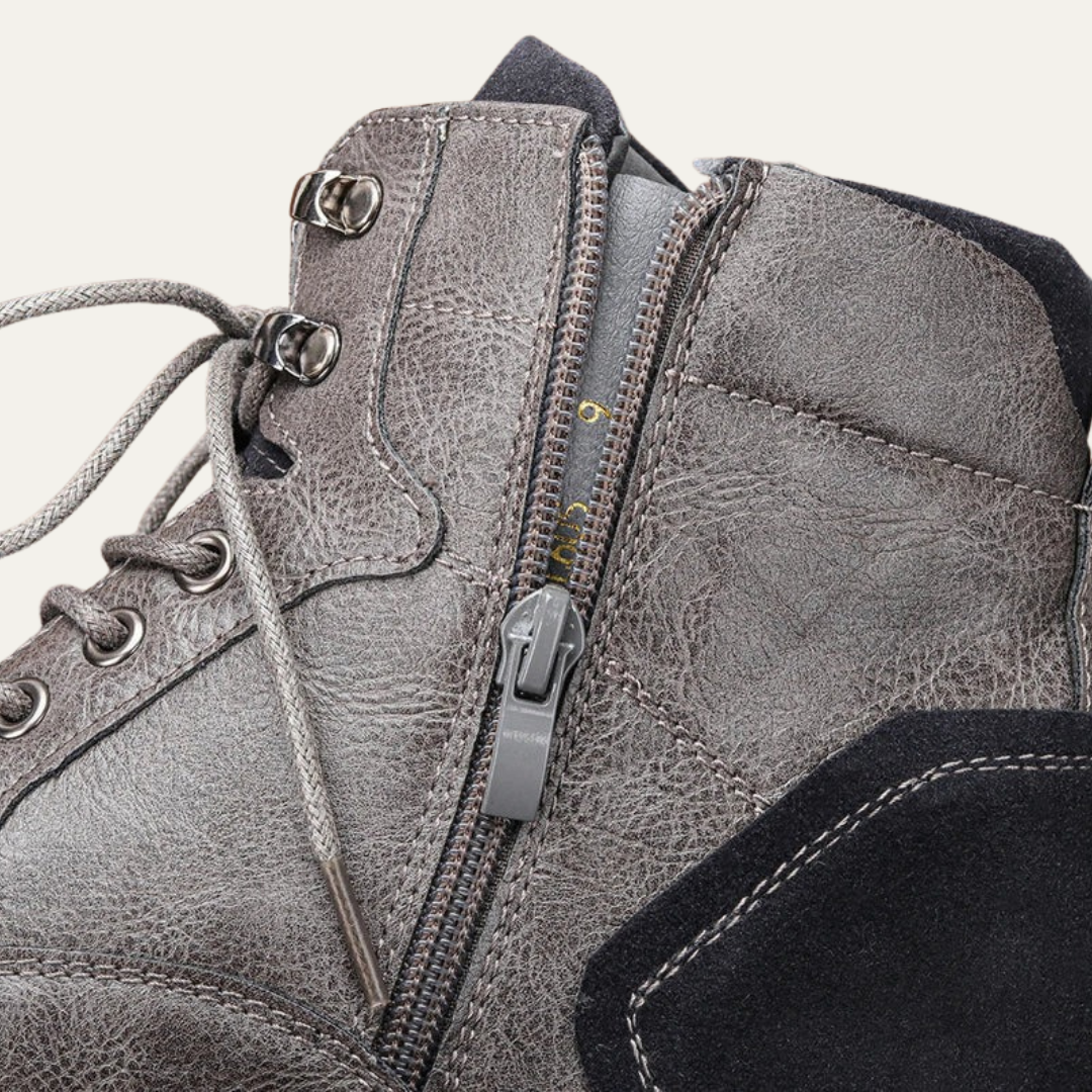 Men’s Textured Slip On Croc Pattern Ankle Bootie