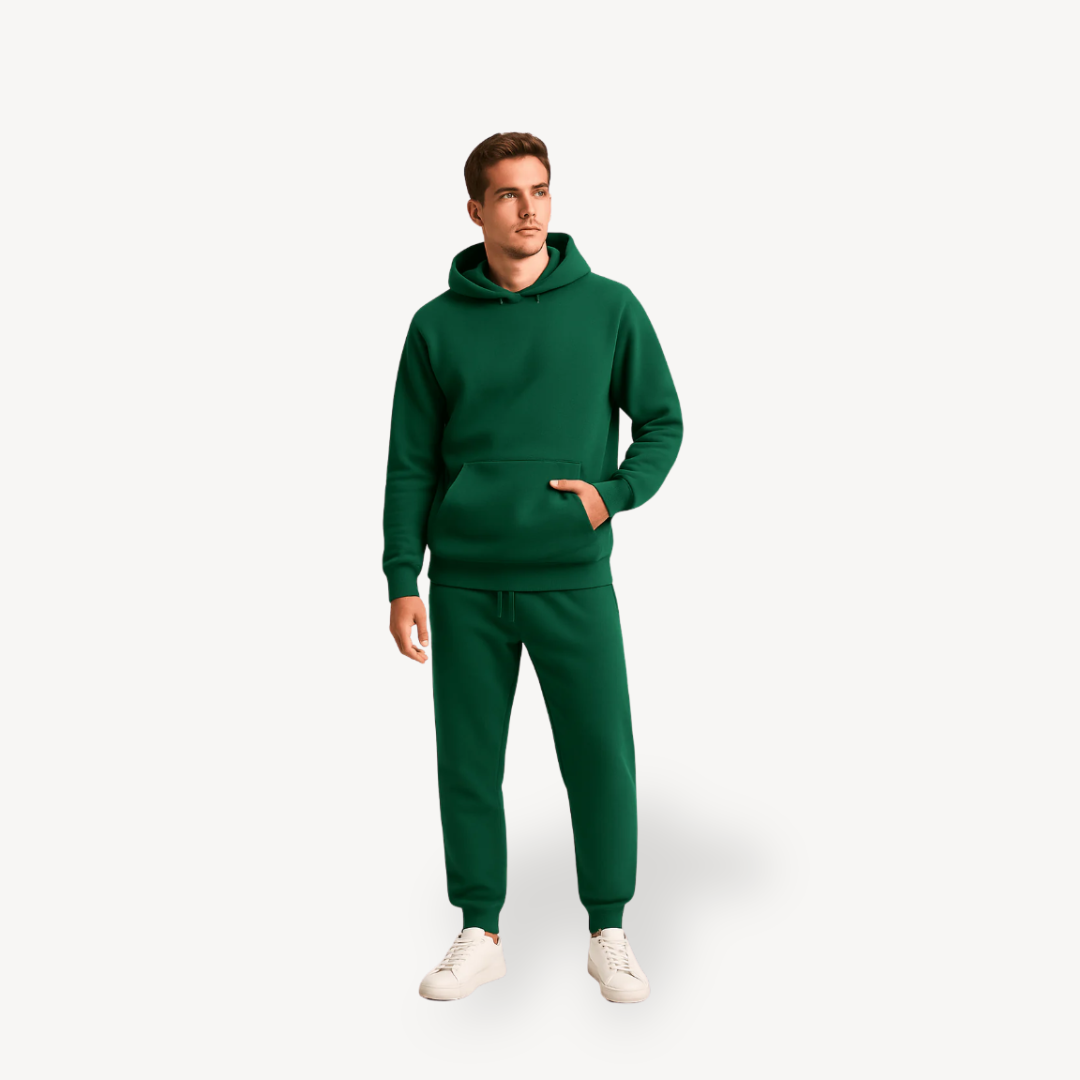 Unisex Cotton Hoodie Jogger Set