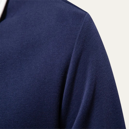 The Marlowe Men’s Casual Smart Polo Collar Jumper