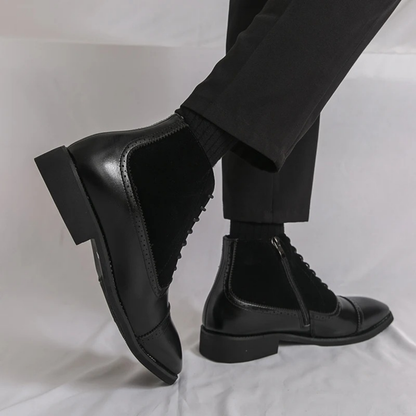 The Thistlewood Men’s Elegant Formal Chelsea Leather Boots