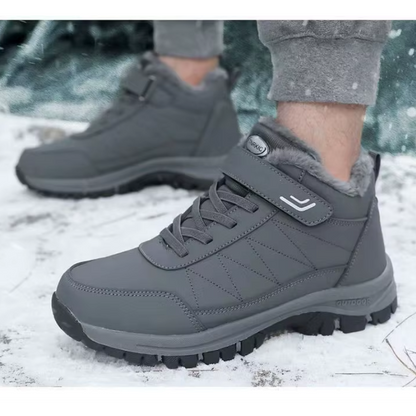 Warm Waterproof Insulated Snow Boots for Men
